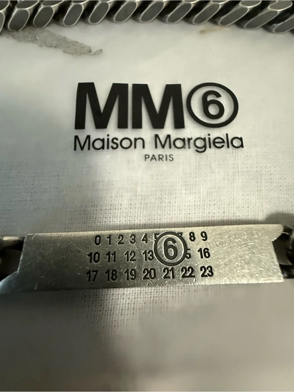 AUTHENTIC MM6 Maison Margiela Classic Chain Necklace